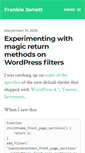 Mobile Screenshot of frankiejarrett.com