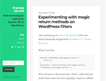 Tablet Screenshot of frankiejarrett.com